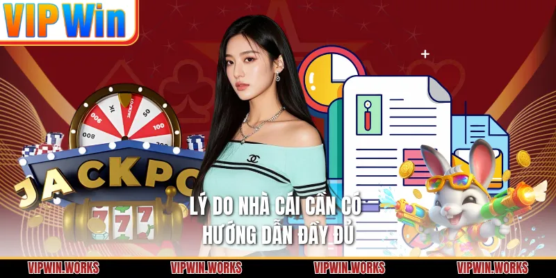 Lý do nhà cái cần có hướng dẫn đầy đủ