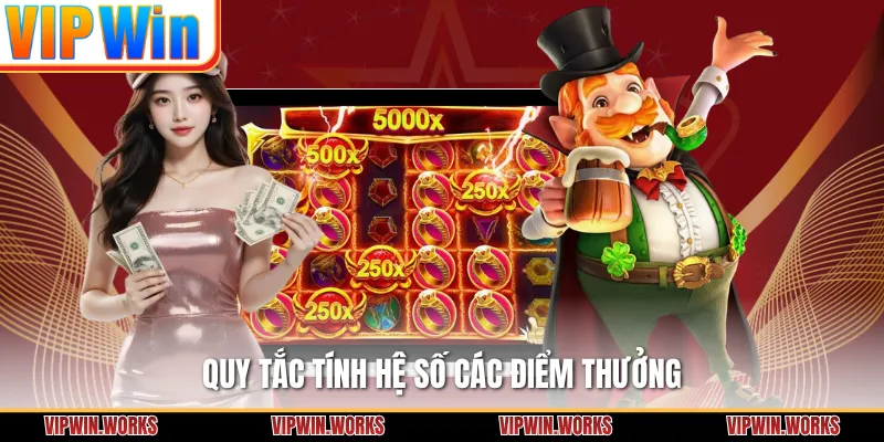 Quy tắc tính hệ số các điểm thưởng