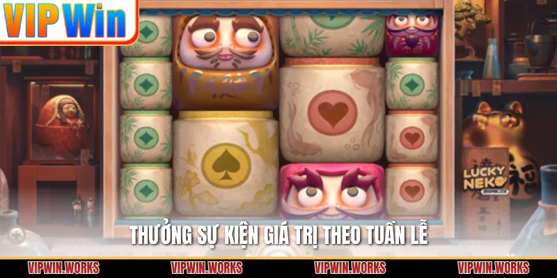 Thưởng sự kiện giá trị theo tuần lễ